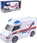 Teamsterz auto lékařské bílá ambulance na baterie Světlo Zvuk plast