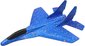 Letadlo soft pnov sthaka hzec 42cm polystyrenov modr