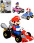 MATTEL HOT WHEELS Auto Super Mario Kart s postavikou 6 druh kov
