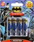 Baterie Batman AA (LR6) Alkaline 1,5V set 4ks na kart