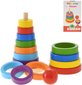 DEVO Baby pyramida navlkac krouky set 14ks na tyi *DEVN HRAKY*