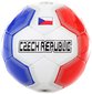 Míč fotbalový vel.5 Česká Republika kopačák 20cm šitý balon trikolora