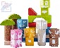 WOODY DEVO Baby kostky barevn s potiskem set 26ks STAVEBNICE