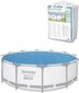 BESTWAY Solrn kruhov plachta 3,56m kryt na bazn 3,66m (366cm) 58242