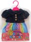 Obleen pro panenku 35cm obleek duhov atiky set s ramnkem