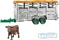 BRUDER 02227 (2227) Auto pepravnk na zvata set s figurkou krva model 1:16 plast