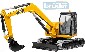 BRUDER 02456 (2456) Minibagr Caterpillar psov funkn model 1:16 plast