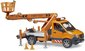 BRUDER 02679 Auto MB Sprinter s montn ploinou model na baterie Svtlo Zvuk