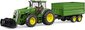 BRUDER 03055 Traktor John Deere 7930 s elnm nakladaem a vozem
