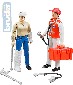 BRUDER 62710 Set zdravotnick zchran 2 figurky s doplky 1:16 plast