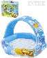 INTEX Baby baznek Medvdek P se stkou 109x102x71cm brouzdalit 58415