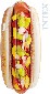 INTEX Lehátko nafukovací Hotdog 180x89cm matrace s úchyty na vodu 58771