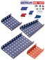 MERKUR ND107 Desky zkosen a zahnut nhradn dl set 8ks KOVOV STAVEBNICE