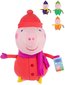 PLY Peppa Pig 50cm v zimnm obleku 4 druhy *PLYOV HRAKY*