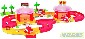 WADER Kid cars 3D Hasii hern set drha 3,1m se 3 autky plast