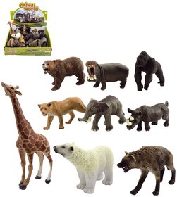 Zvata divok Safari 10cm mini plastov figurky zvtka 9 druh