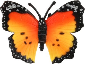 Motýl Monarcha africký (babočka) 7cm zvířátko plastová figurka Zooted