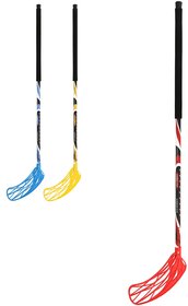 Hokejka florbalov zahnut doprava 115 cm hlink/plast 3 barvy v sku