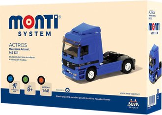 SEVA Monti System 53 Auto Mercedes Actros L 1:48 Stavebnice MS46 0109-53