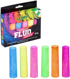Kdy barevn chodnkov Fluo kulat set 6ks v krabice