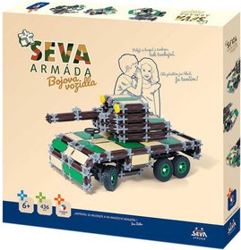 SEVA Armda Bojov vozidla STAVEBNICE 436 dlk v krabici