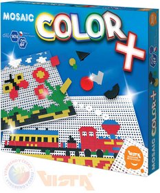 SEVA Mosaic Color+ Stavebnice mozaikov 1474 dlk v krabici plast