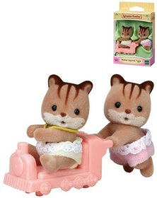 Sylvanian Families Okov veverky dvojata hern set 2 figurky + mainka