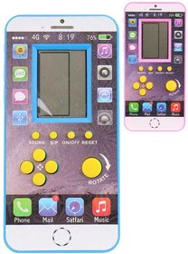 Hra digitln tetris Brick Game elektronick smartphone na baterie 4 barvy Zvuk