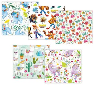 Balc papr drkov set 2 archy 100x70cm dtsk motivy role 5 druh