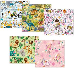 Balc drkov papr set 2 archy 100x70cm dtsk motivy role 5 druh
