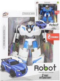 Robot sportovn auto s transformac 2v1 transrobot 15cm plast 2 barvy
