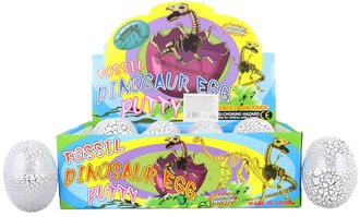 Vejce se slizem 9cm dinosaurus s dinosau kostrou