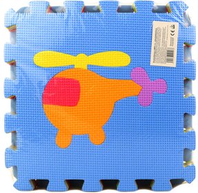Mkk bloky Dopravn prostedky III. 9ks pnov koberec baby vkldac puzzle