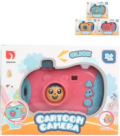 Fotoapart dtsk Cartoon Camera plast na baterie Svtlo Zvuk