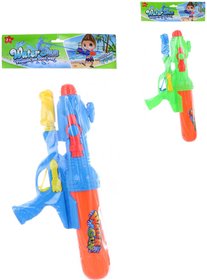 Pistole vodn 43cm se zsobnkem s pumpovnm na vodu 2 barvy