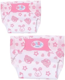 ZAPF BABY BORN Plenky pro panenku miminko set 2ks