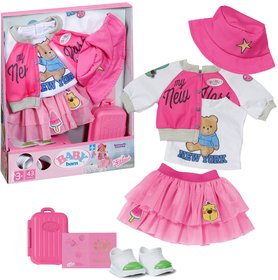 ZAPF Baby Born obleen na cesty obleek pro panenku mininko 43cm