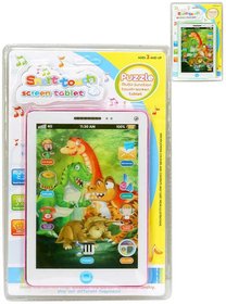 Tablet dětský dotykový 13x20cm na baterie 2 barvy Zvuk