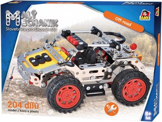 MAL MECHANIK Auto off-road 204 dlk kovov STAVEBNICE typu Merkur