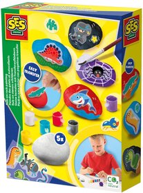 SES CREATIVE Malovn kamnk kreativn set se samolepkami