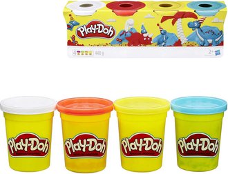 HASBRO PLAY-DOH Modelna sada 4 kelmky  448g dinosaui