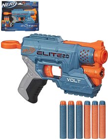 HASBRO NERF Volt SD-1 set blaster + 6 ipek Elite na baterie Svtlo plast