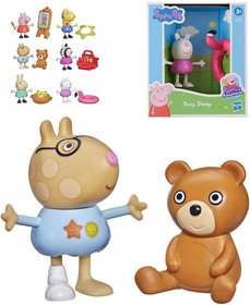 HASBRO Prastko Peppa Pig figurka s doplkem Peppini kamardi 6 druh