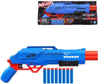 HASBRO NERF Alpha Strike Big Cat DB-2 set blaster + 8 ipek Elite