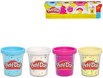 HASBRO PLAY-DOH Modelna kreativn sada 4 kelmky s konfetami 340g