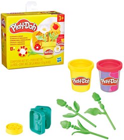 HASBRO PLAY-DOH Mal kvtinky kreativn set modelna s nstroji 2 druhy