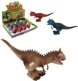 Dinosaurus pravk jetr skkac zvtko na nataen 20cm plast 3 barvy