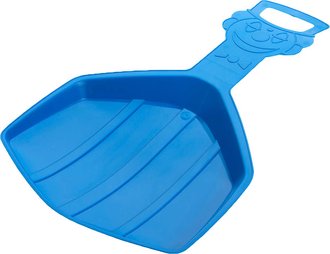 Kluzk na snh Klaun 57x33cm skovac lopata dtsk modr