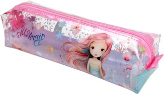 Pouzdro na pera / kosmetiku Mermaid prhledn penl Mosk panna