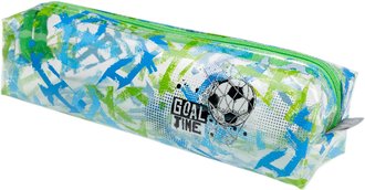 Pouzdro na pera a drobnosti Goal Time prhledn penl Fotbal
